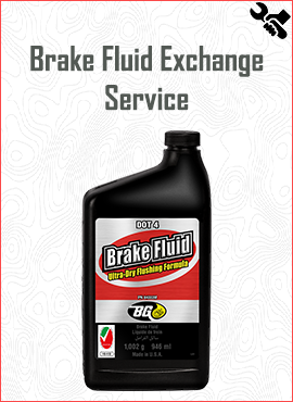 BG Brake Fluid Exchange Service